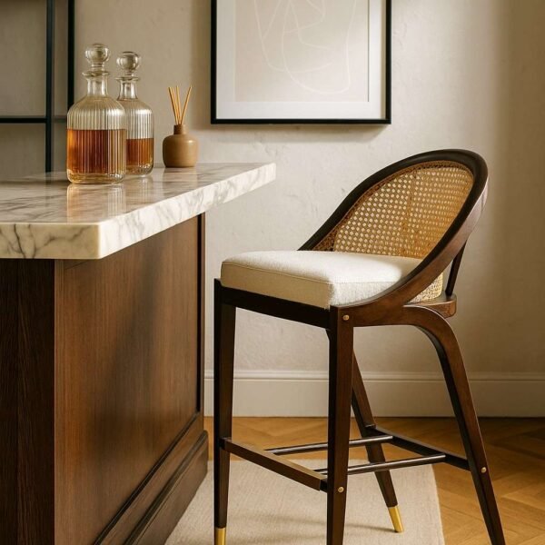 Sitro Premium Sheesham Wood Bar Chair